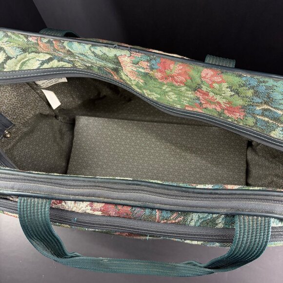 Atlantic Floral Tapestry Carry-On Bag With Dual Zippers - Picture 8 of 10